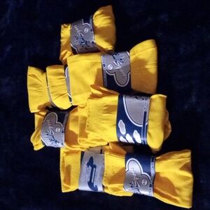 9 Pairs of Yellow Knee High Soccer Socks Lot